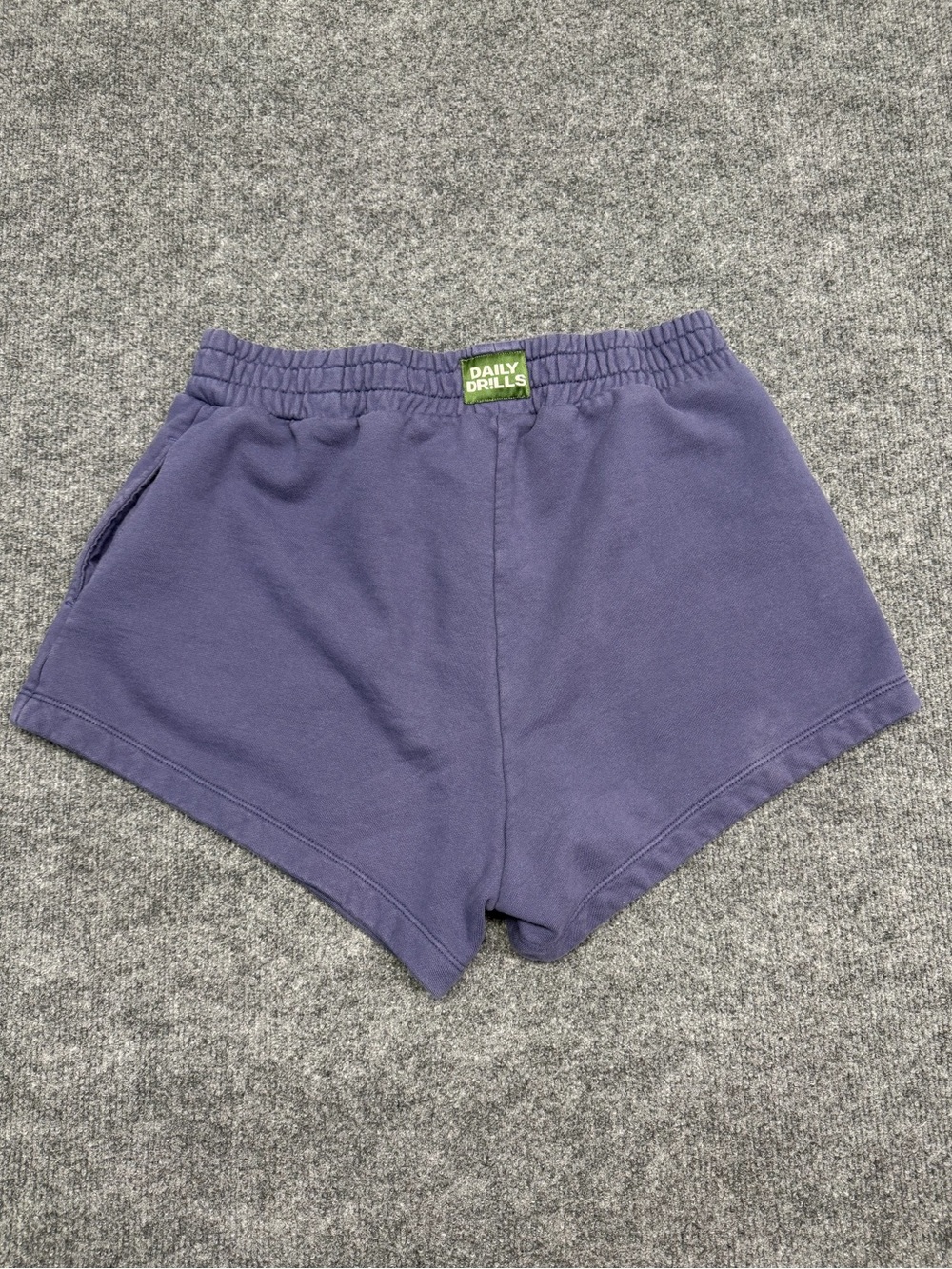 Daily Drills Women's Lavender Athletic Shorts with Elastic Waist